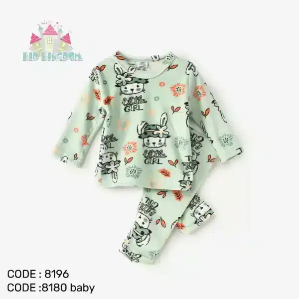 Little Girl Mint Baby/Kids blanket