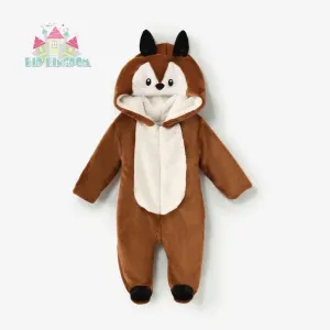 Brown fox romper