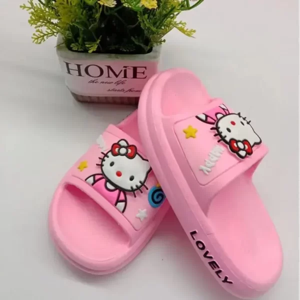 Kitty slippers for girls