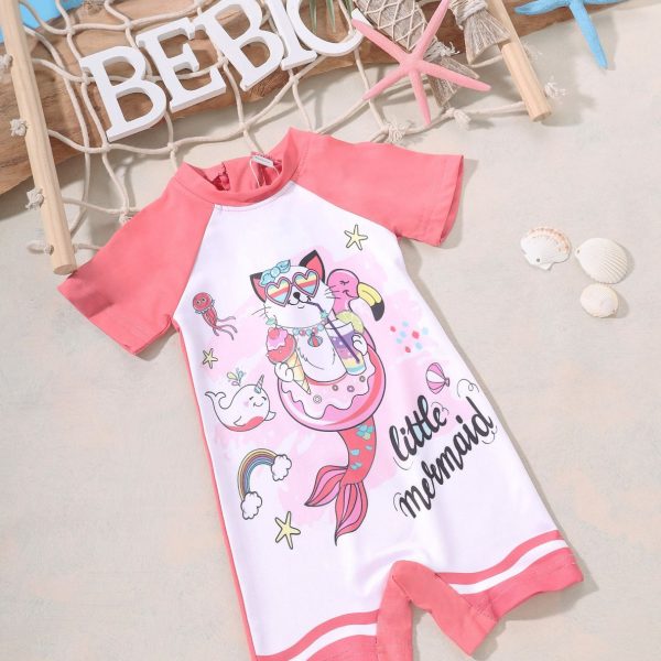 Cat Overall Swimsuit